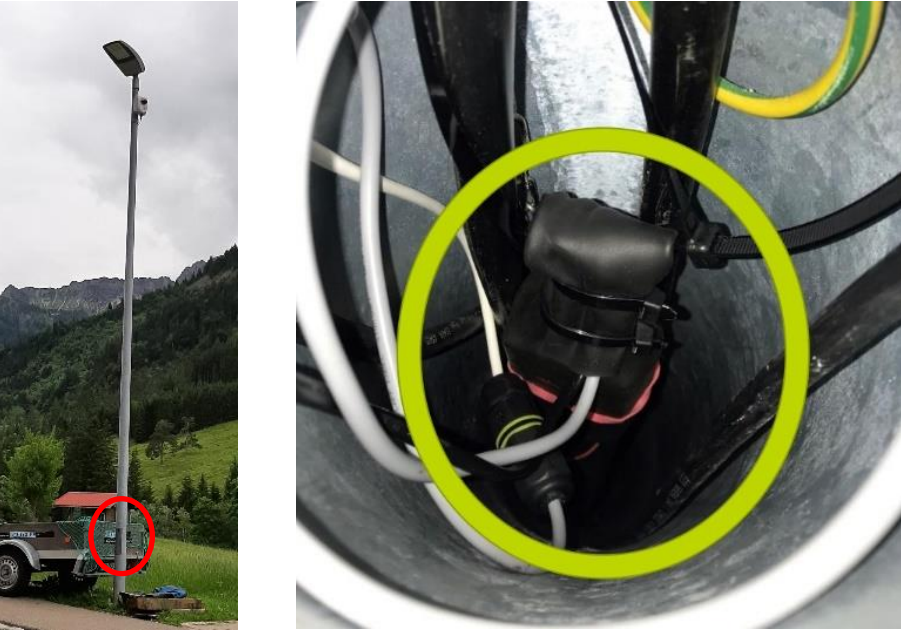 Positioning the battery